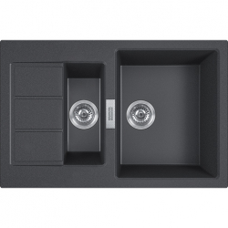 Zlewozmywak FRANKE SIRIUS 2.0 S2D 651-78 TECTONITE ONYX 143.0618.687